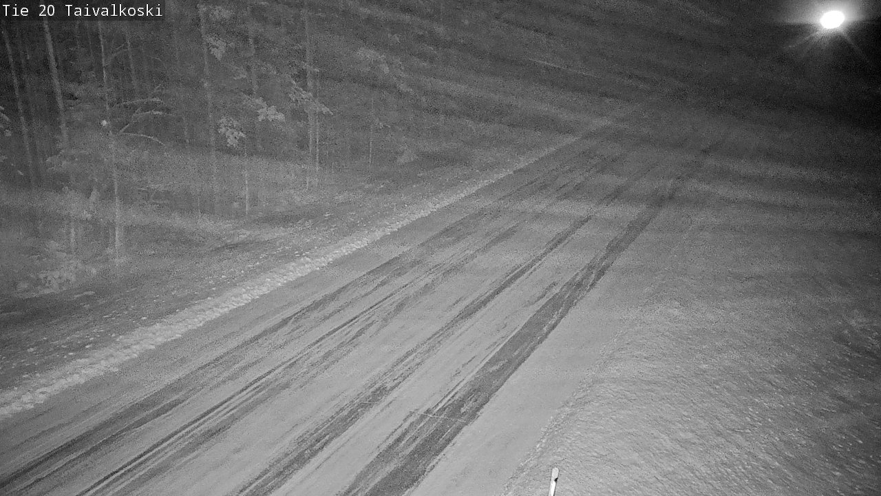 Weather Camera Image Road 20 Taivalkoski, Taivalkoski, Pohjois-Pohjanmaa