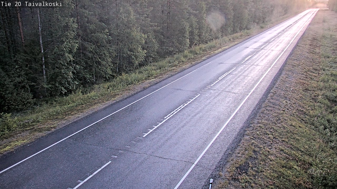Kelikamerat Kuva Tie 20 Taivalkoski, Taivalkoski, Pohjois-Pohjanmaa