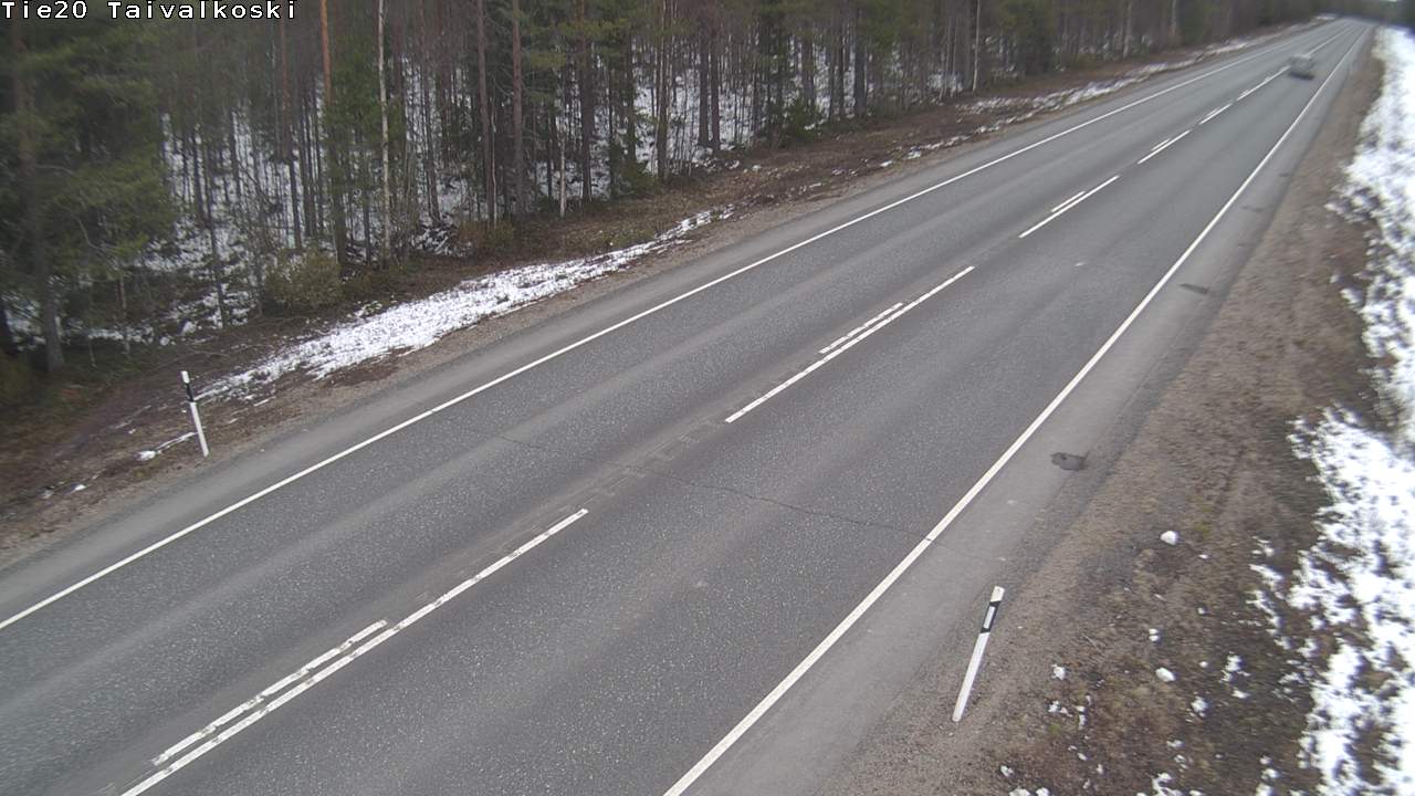 Weather Camera Image Road 20 Taivalkoski, Taivalkoski, Pohjois-Pohjanmaa