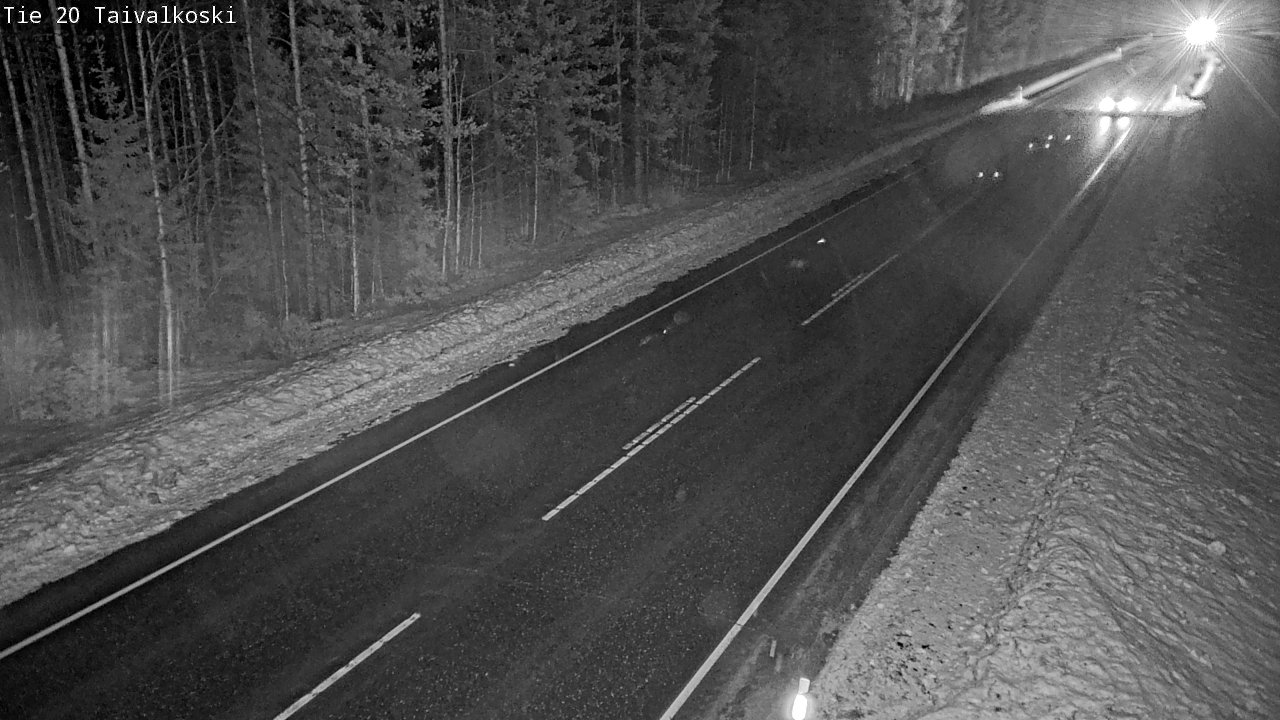 Kelikamerat Kuva Tie 20 Taivalkoski, Taivalkoski, Pohjois-Pohjanmaa