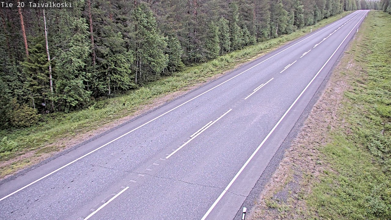 Kelikamerat Kuva Tie 20 Taivalkoski, Taivalkoski, Pohjois-Pohjanmaa