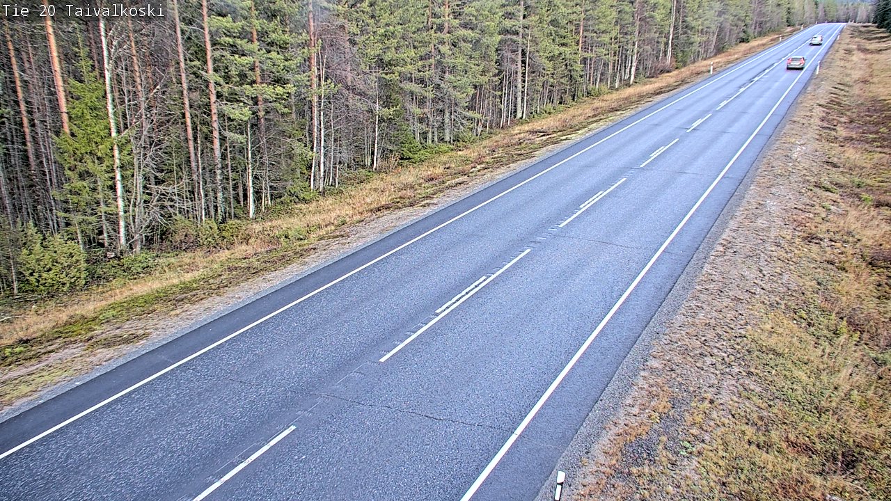 Kelikamerat Kuva Tie 20 Taivalkoski, Taivalkoski, Pohjois-Pohjanmaa