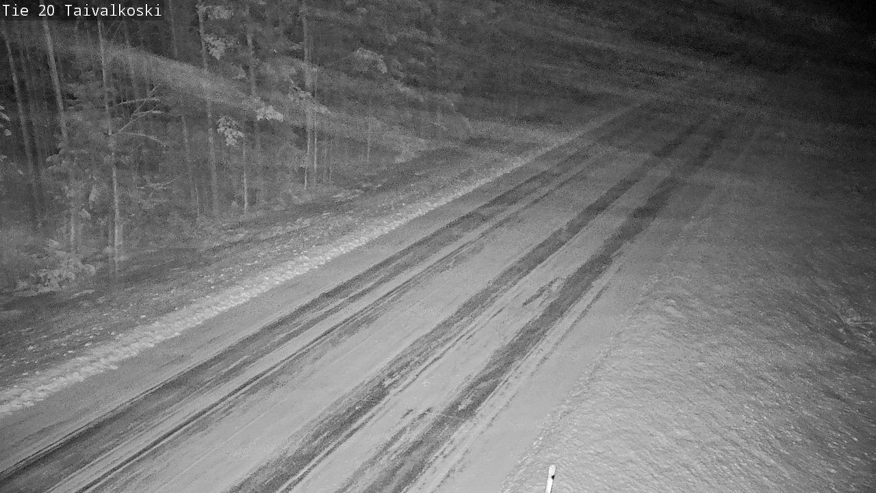 Weather Camera Image Road 20 Taivalkoski, Taivalkoski, Pohjois-Pohjanmaa