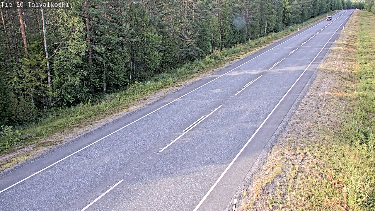 Kelikamerat Kuva Tie 20 Taivalkoski, Taivalkoski, Pohjois-Pohjanmaa