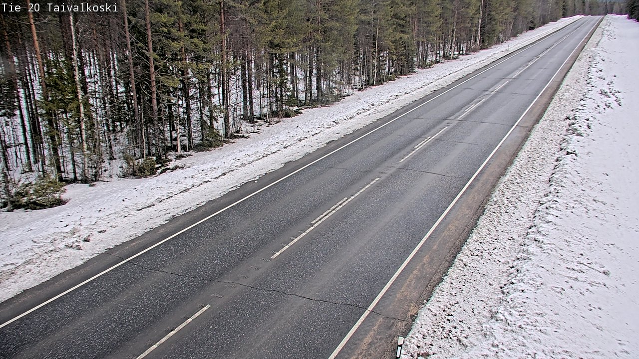 Kelikamerat Kuva Tie 20 Taivalkoski, Taivalkoski, Pohjois-Pohjanmaa