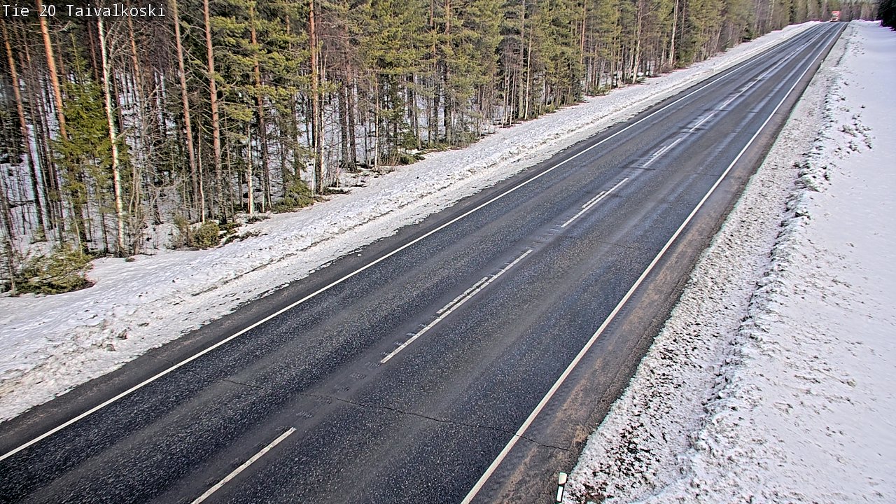Kelikamerat Kuva Tie 20 Taivalkoski, Taivalkoski, Pohjois-Pohjanmaa
