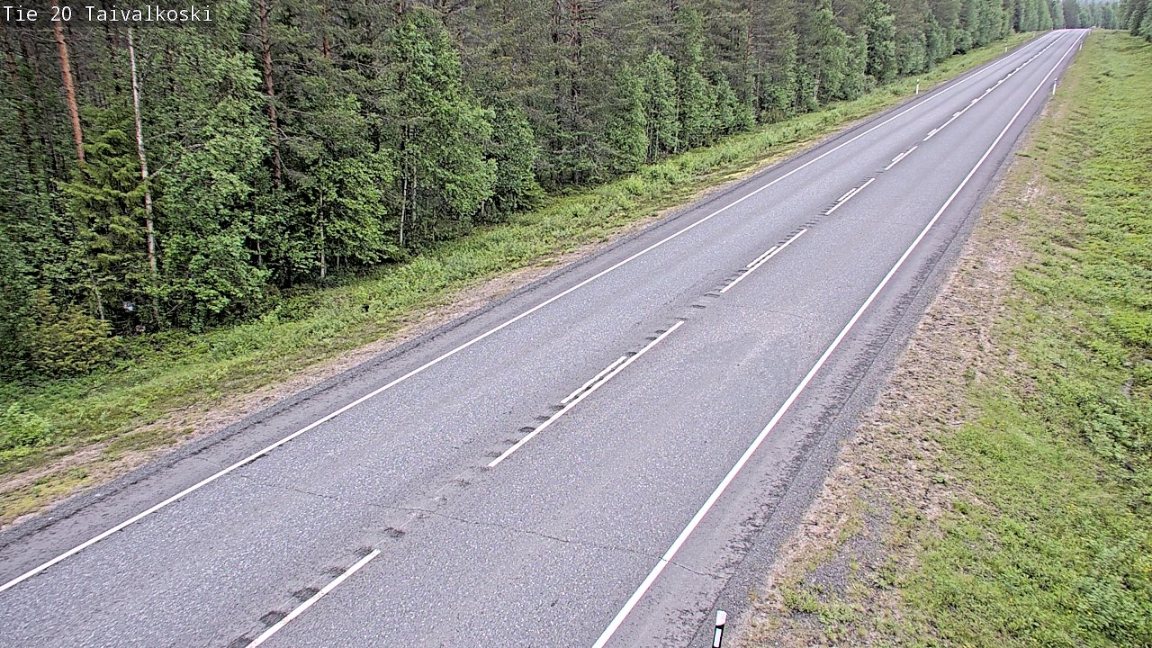 Kelikamerat Kuva Tie 20 Taivalkoski, Taivalkoski, Pohjois-Pohjanmaa