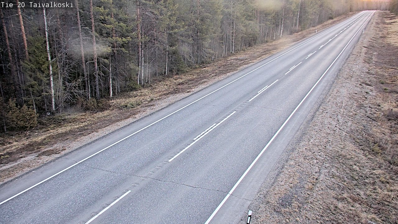 Kelikamerat Kuva Tie 20 Taivalkoski, Taivalkoski, Pohjois-Pohjanmaa