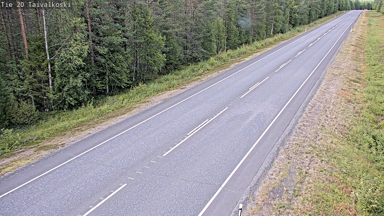 Kelikamerat Kuva Tie 20 Taivalkoski, Taivalkoski, Pohjois-Pohjanmaa