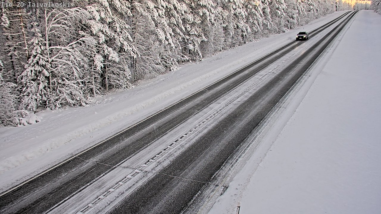 Kelikamerat Kuva Tie 20 Taivalkoski, Taivalkoski, Pohjois-Pohjanmaa