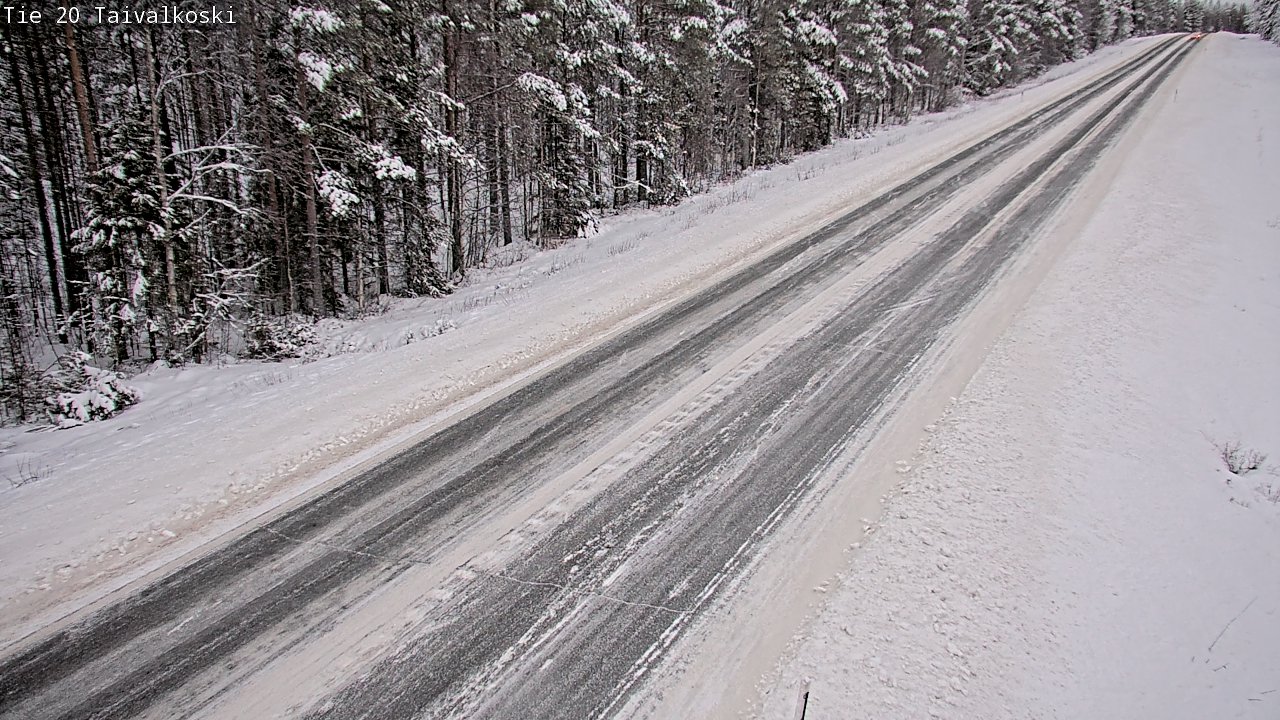 Weather Camera Image Road 20 Taivalkoski, Taivalkoski, Pohjois-Pohjanmaa