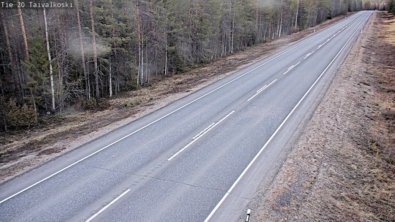 Kelikamerat Kuva Tie 20 Taivalkoski, Taivalkoski, Pohjois-Pohjanmaa