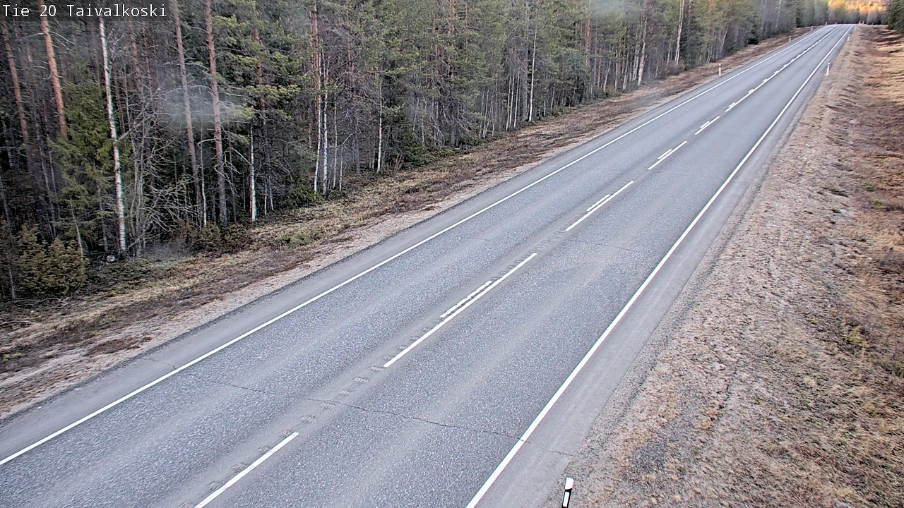 Kelikamerat Kuva Tie 20 Taivalkoski, Taivalkoski, Pohjois-Pohjanmaa