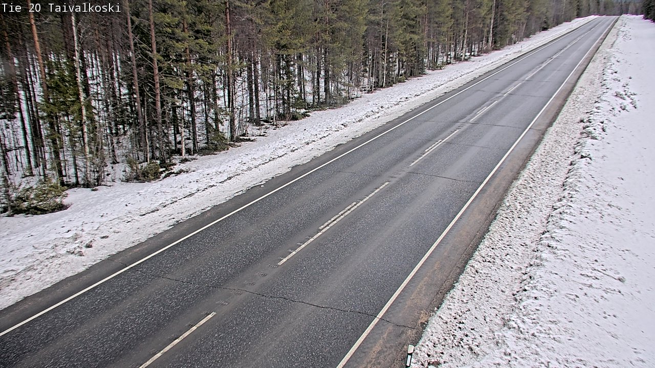 Kelikamerat Kuva Tie 20 Taivalkoski, Taivalkoski, Pohjois-Pohjanmaa