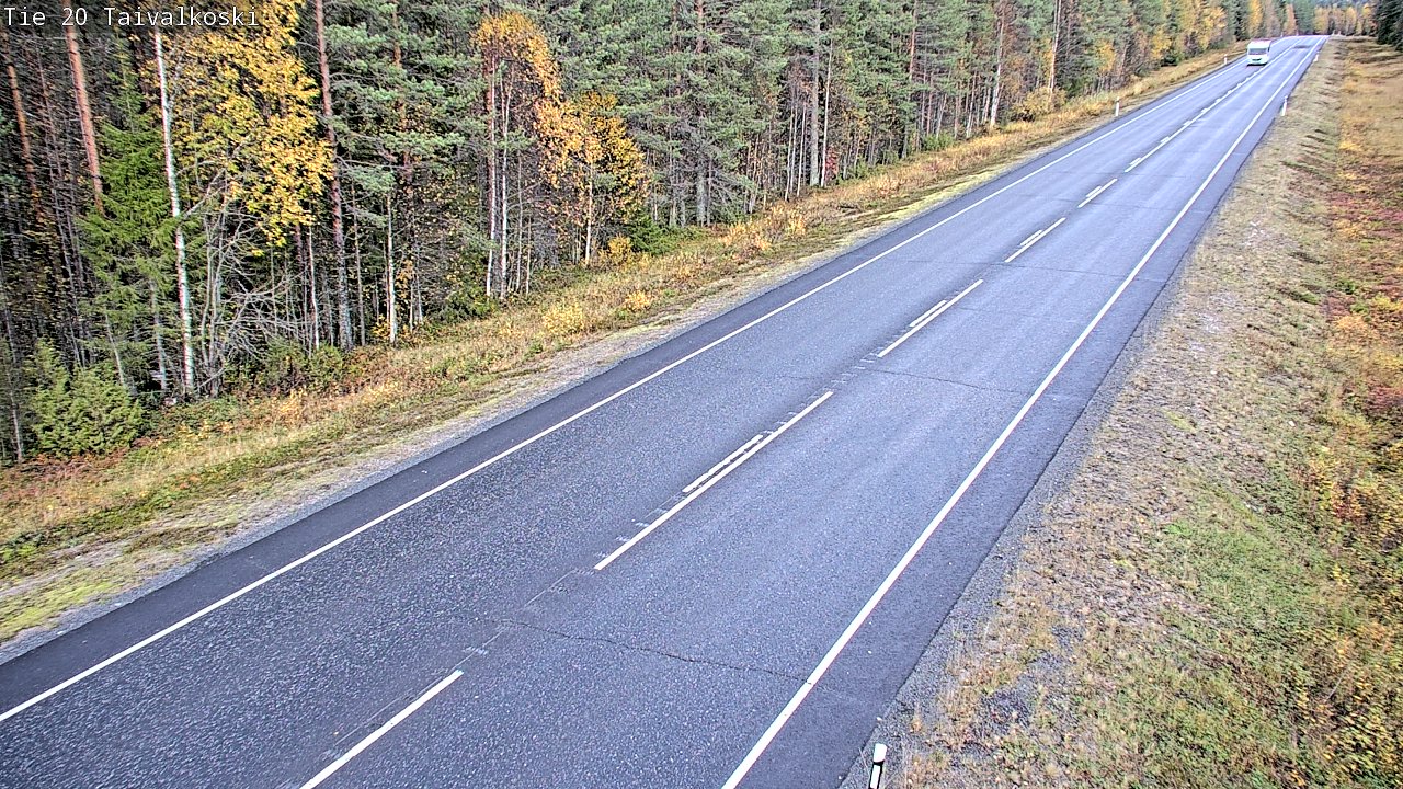 Kelikamerat Kuva Tie 20 Taivalkoski, Taivalkoski, Pohjois-Pohjanmaa