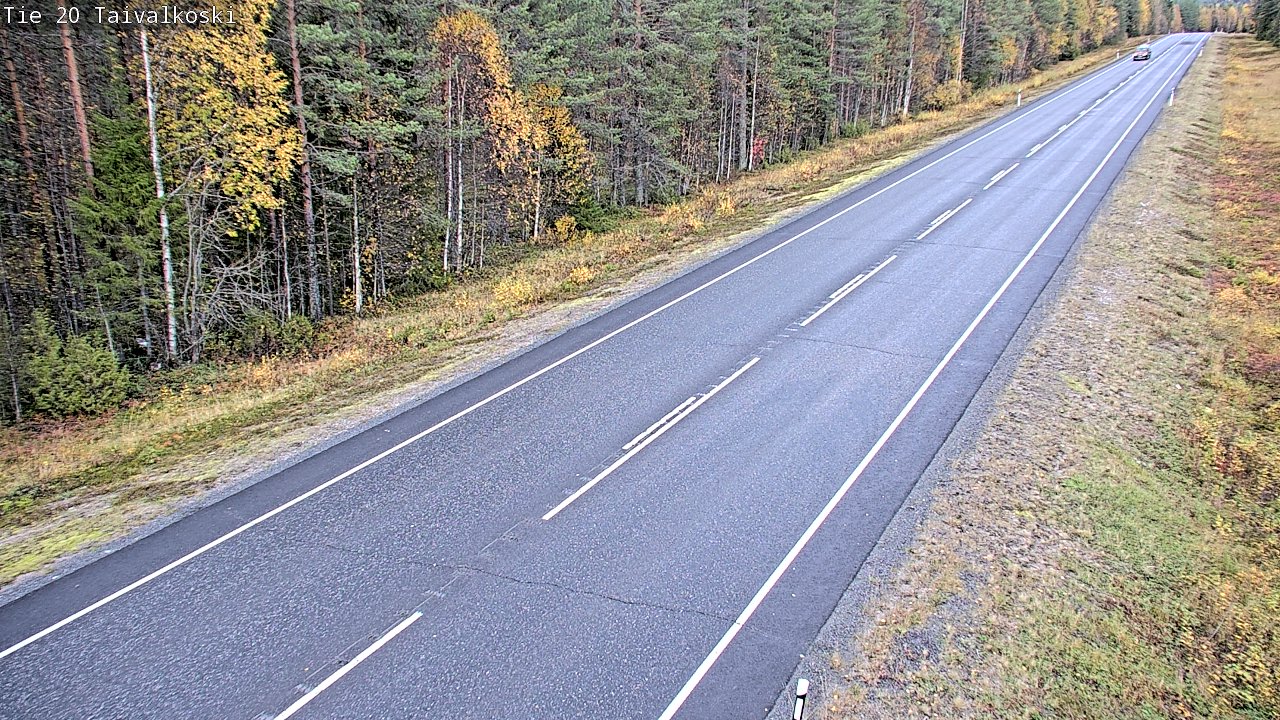 Kelikamerat Kuva Tie 20 Taivalkoski, Taivalkoski, Pohjois-Pohjanmaa