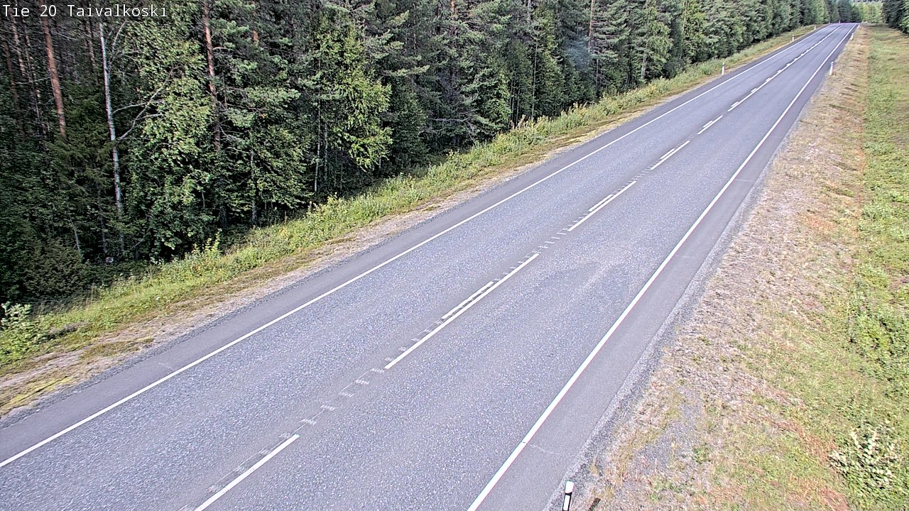 Kelikamerat Kuva Tie 20 Taivalkoski, Taivalkoski, Pohjois-Pohjanmaa