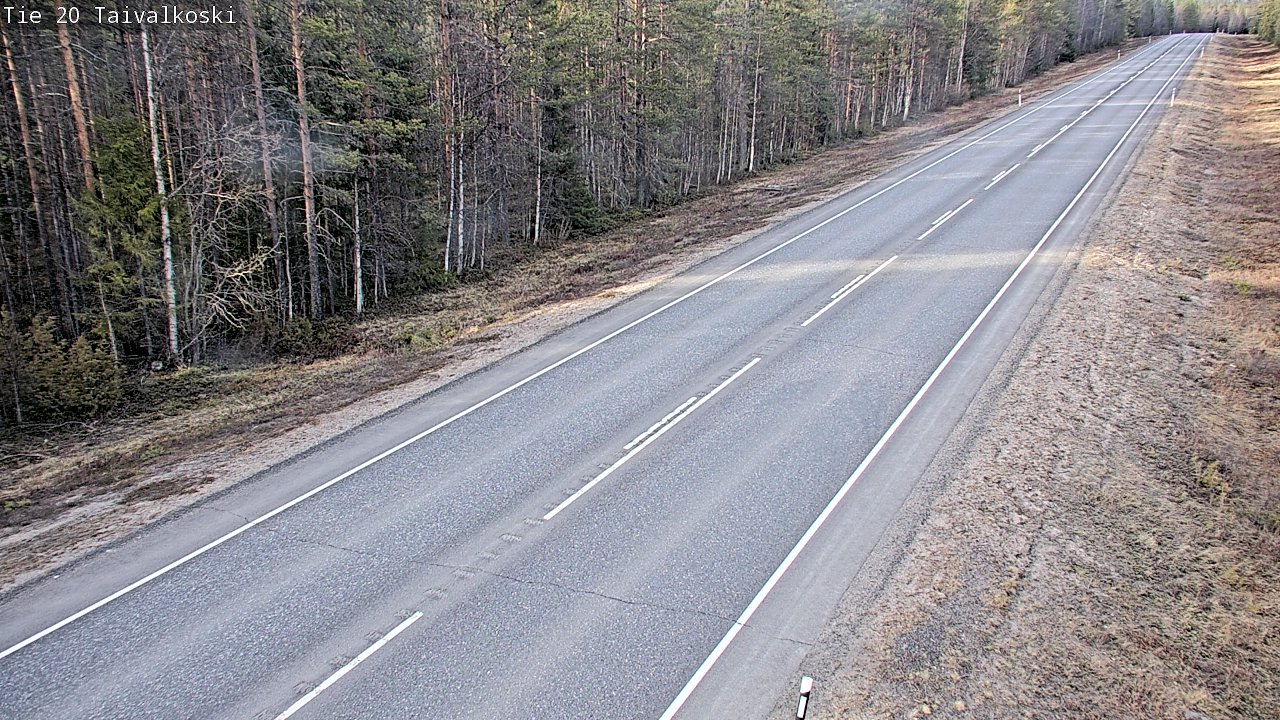 Kelikamerat Kuva Tie 20 Taivalkoski, Taivalkoski, Pohjois-Pohjanmaa