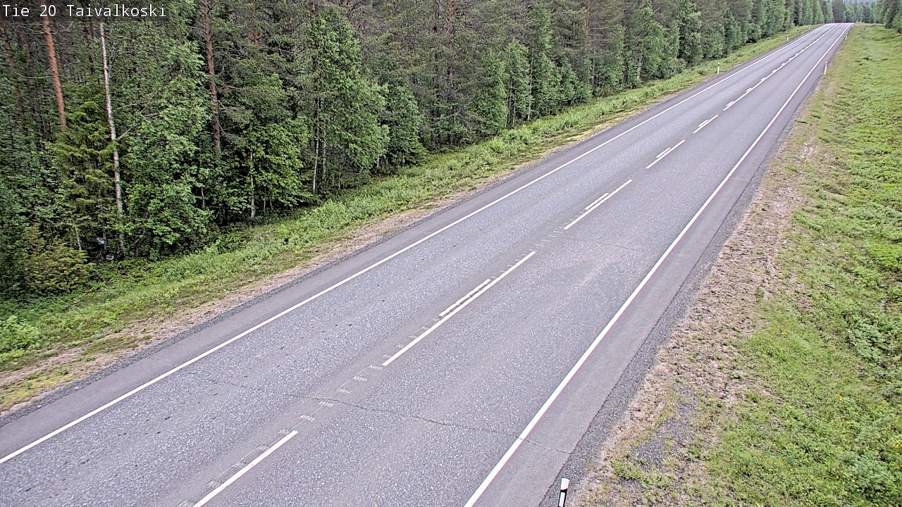 Kelikamerat Kuva Tie 20 Taivalkoski, Taivalkoski, Pohjois-Pohjanmaa