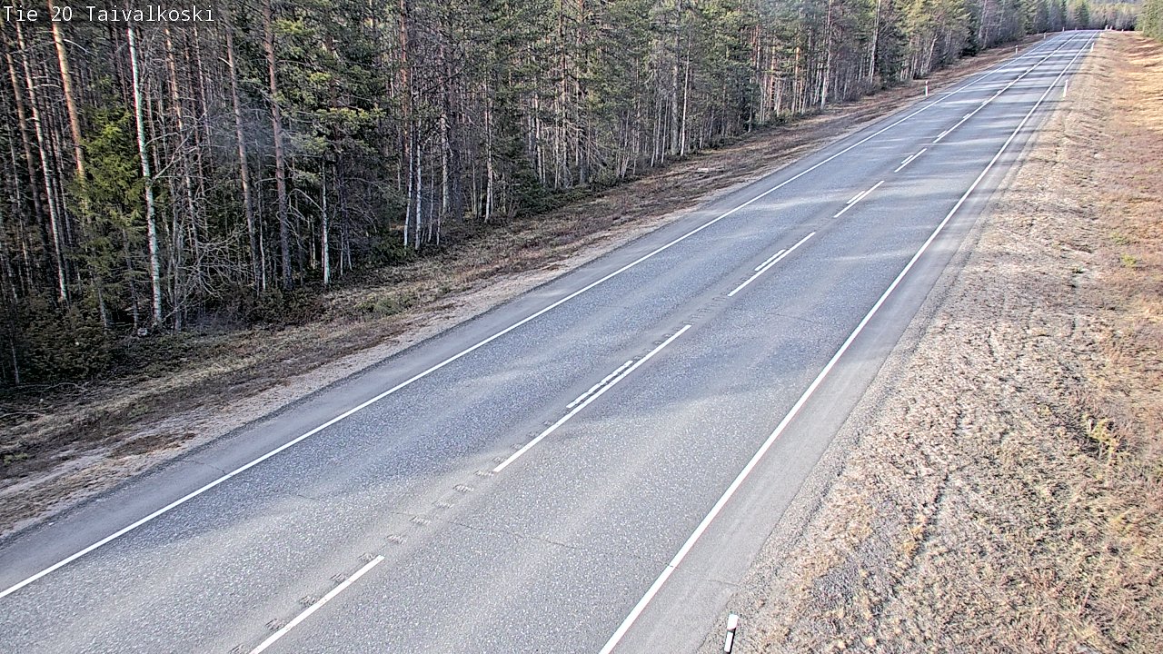 Kelikamerat Kuva Tie 20 Taivalkoski, Taivalkoski, Pohjois-Pohjanmaa