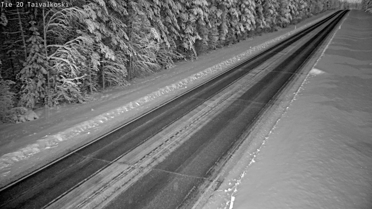 Weather Camera Image Road 20 Taivalkoski, Taivalkoski, Pohjois-Pohjanmaa