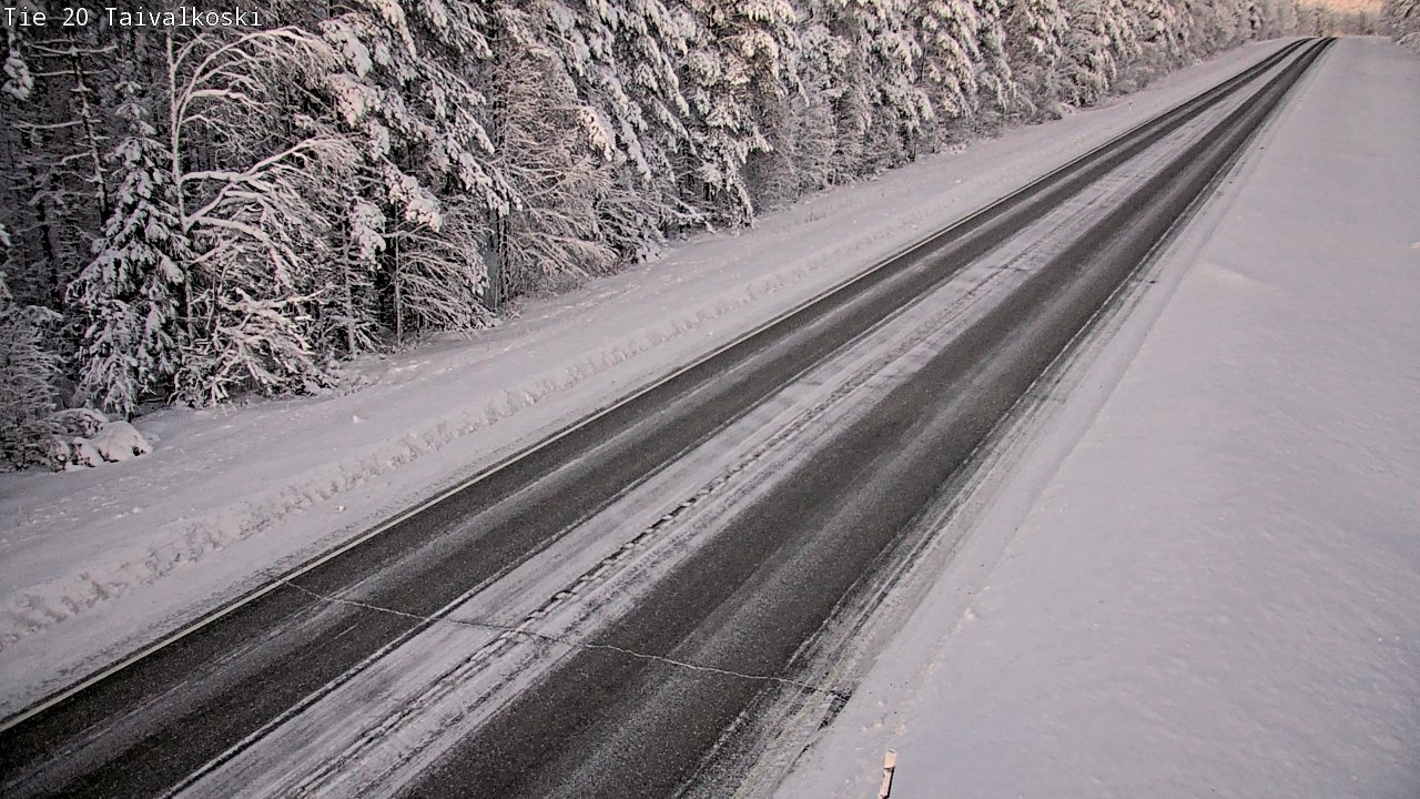 Weather Camera Image Road 20 Taivalkoski, Taivalkoski, Pohjois-Pohjanmaa