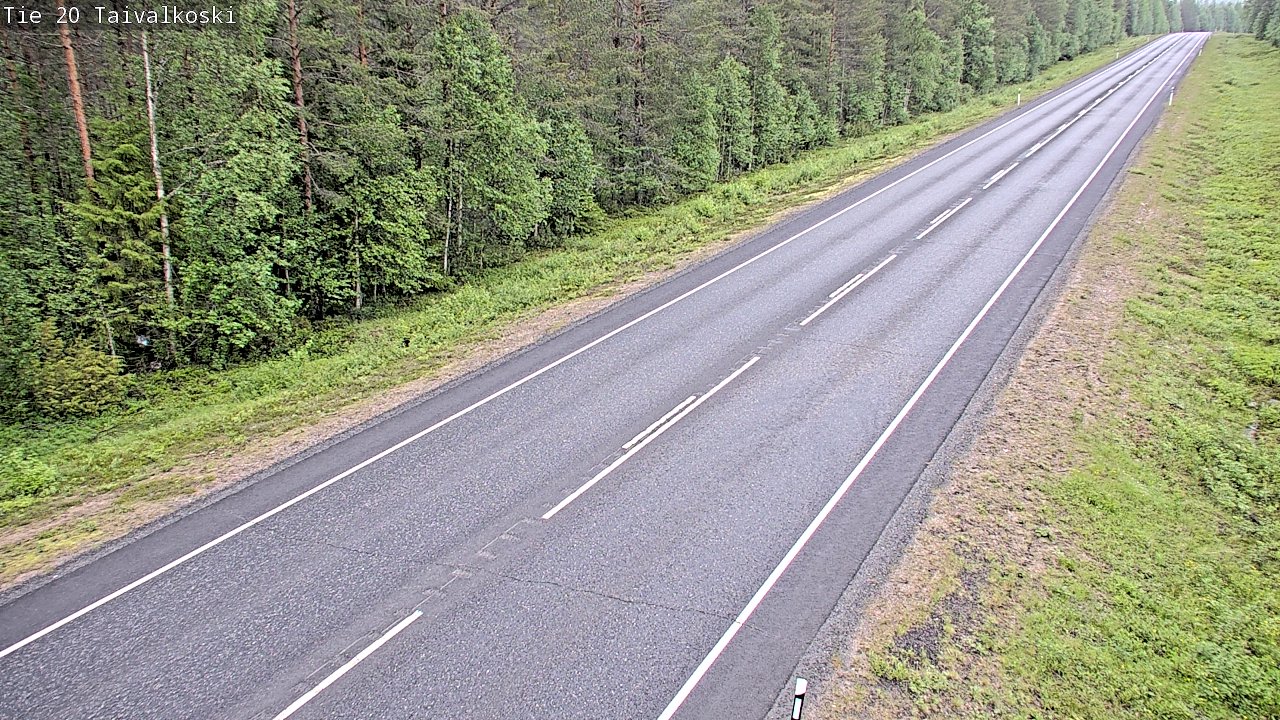Kelikamerat Kuva Tie 20 Taivalkoski, Taivalkoski, Pohjois-Pohjanmaa
