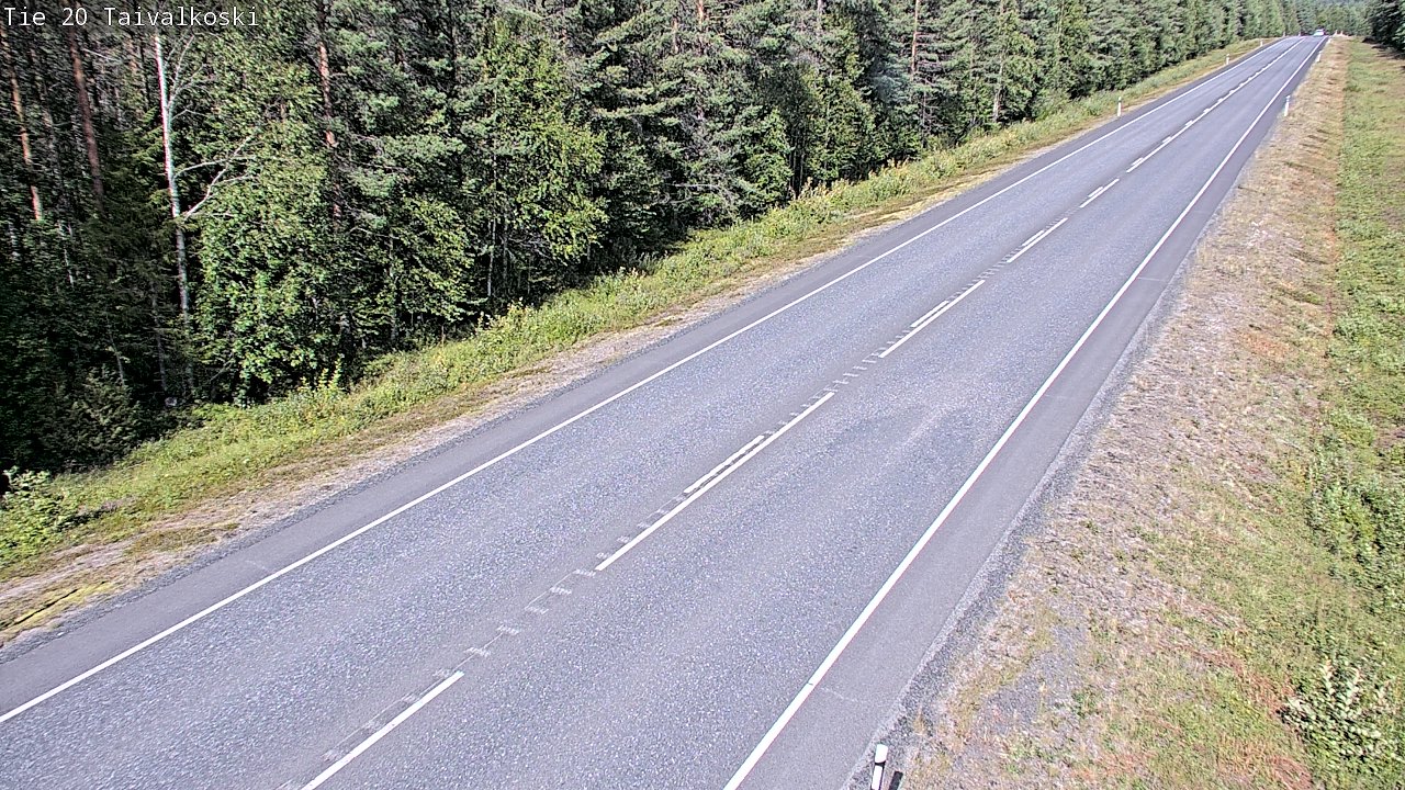Kelikamerat Kuva Tie 20 Taivalkoski, Taivalkoski, Pohjois-Pohjanmaa