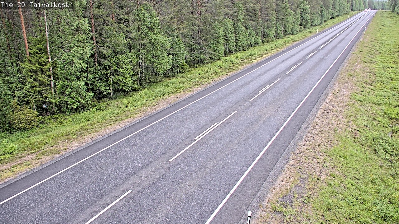 Kelikamerat Kuva Tie 20 Taivalkoski, Taivalkoski, Pohjois-Pohjanmaa