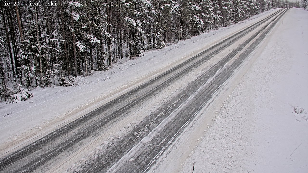 Weather Camera Image Road 20 Taivalkoski, Taivalkoski, Pohjois-Pohjanmaa