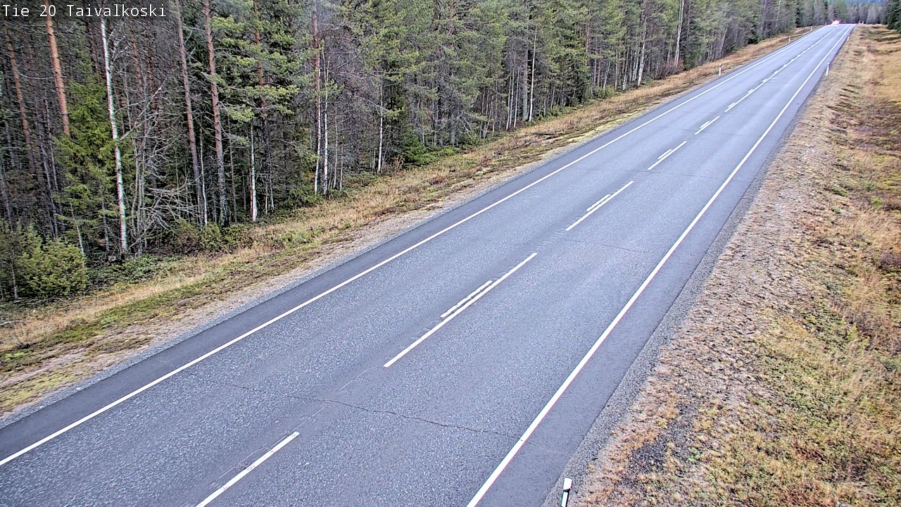 Kelikamerat Kuva Tie 20 Taivalkoski, Taivalkoski, Pohjois-Pohjanmaa