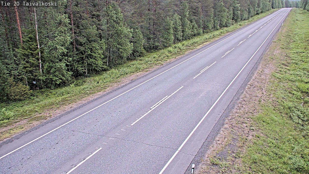Kelikamerat Kuva Tie 20 Taivalkoski, Taivalkoski, Pohjois-Pohjanmaa