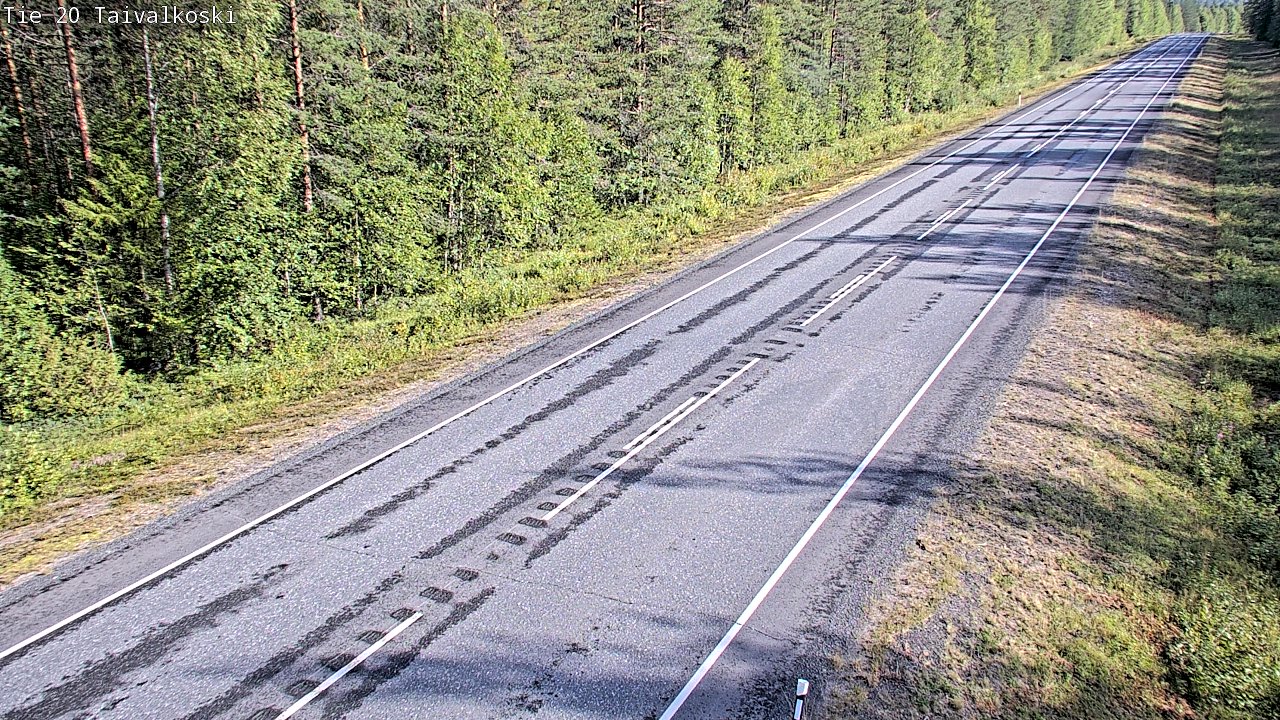 Weather Camera Image Road 20 Taivalkoski, Taivalkoski, Pohjois-Pohjanmaa