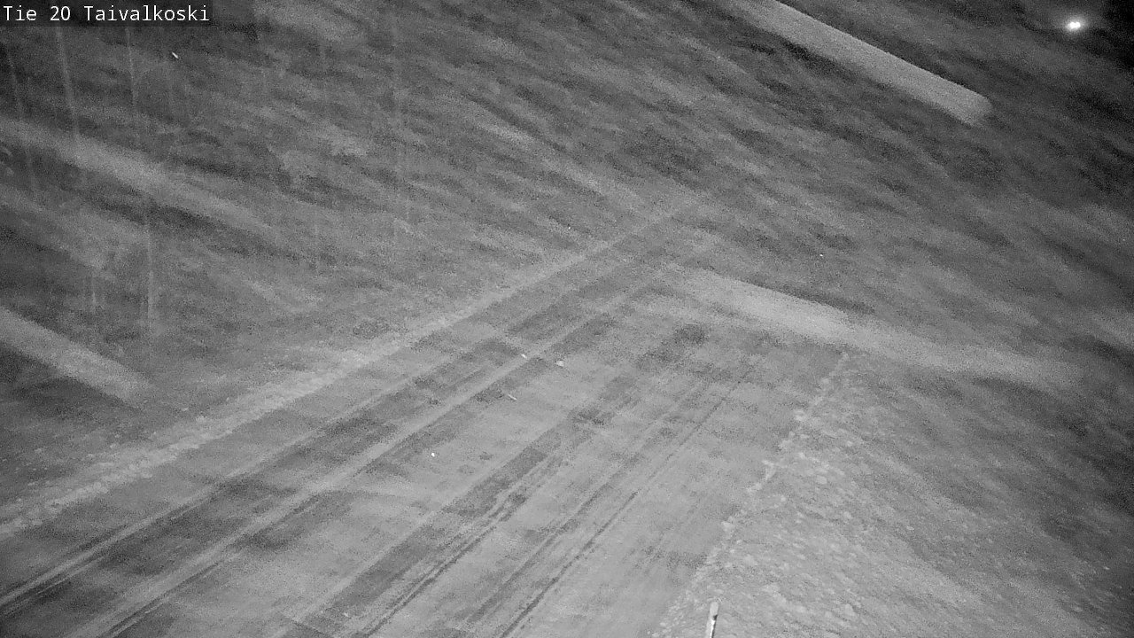 Weather Camera Image Road 20 Taivalkoski, Taivalkoski, Pohjois-Pohjanmaa