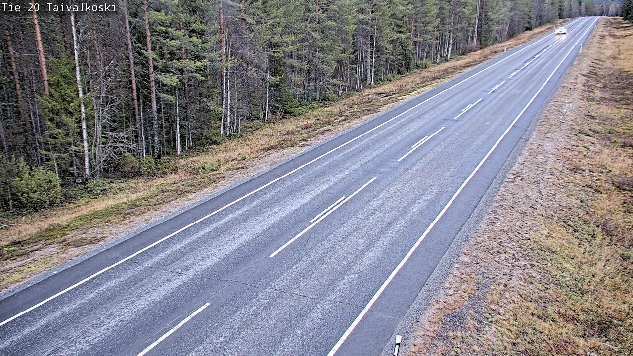Kelikamerat Kuva Tie 20 Taivalkoski, Taivalkoski, Pohjois-Pohjanmaa