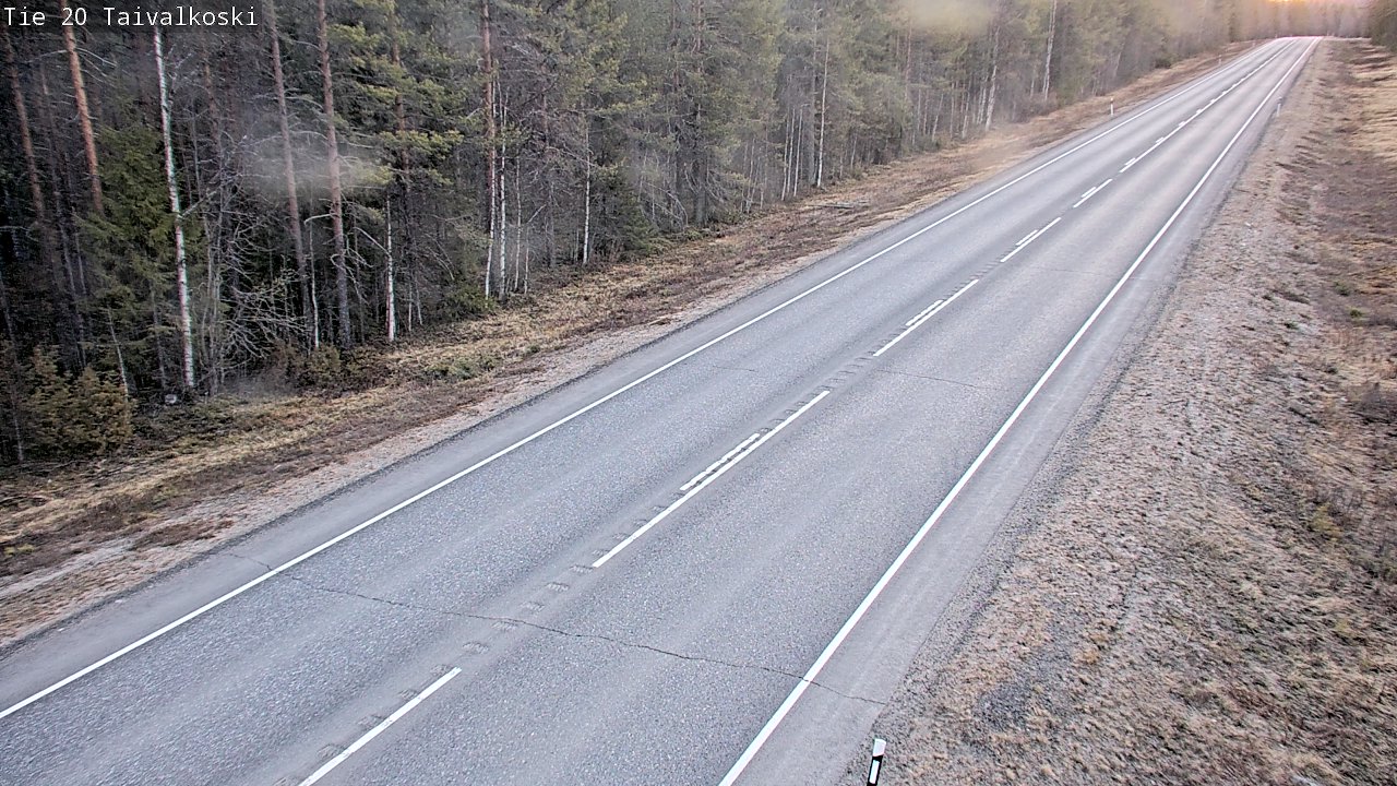 Kelikamerat Kuva Tie 20 Taivalkoski, Taivalkoski, Pohjois-Pohjanmaa