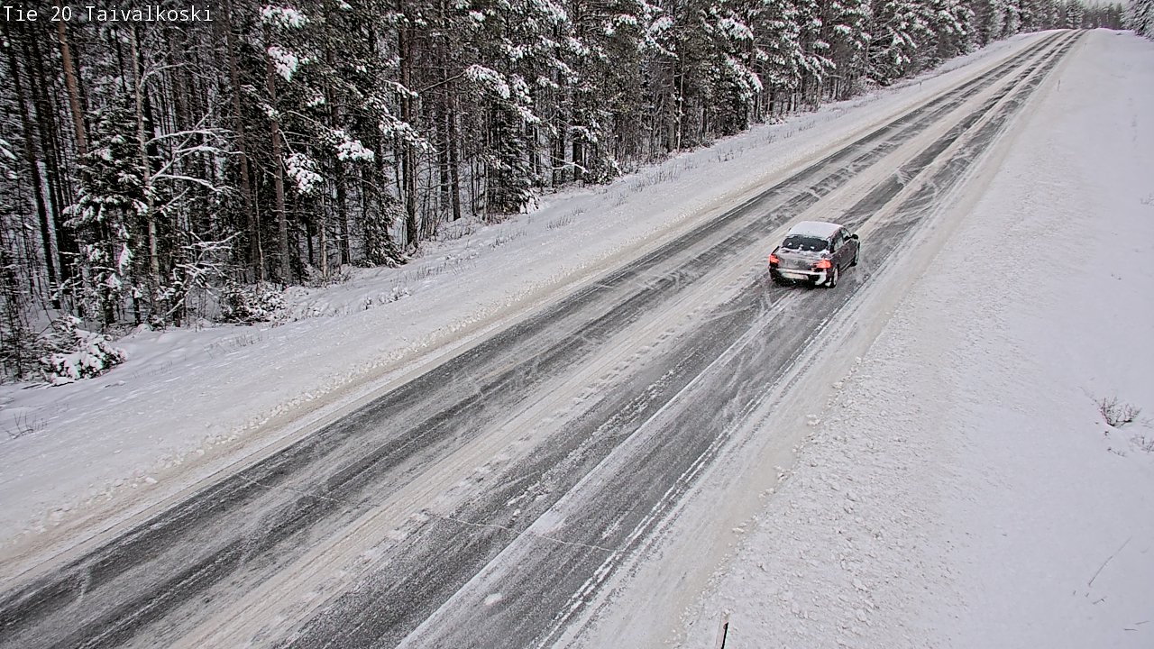 Weather Camera Image Road 20 Taivalkoski, Taivalkoski, Pohjois-Pohjanmaa