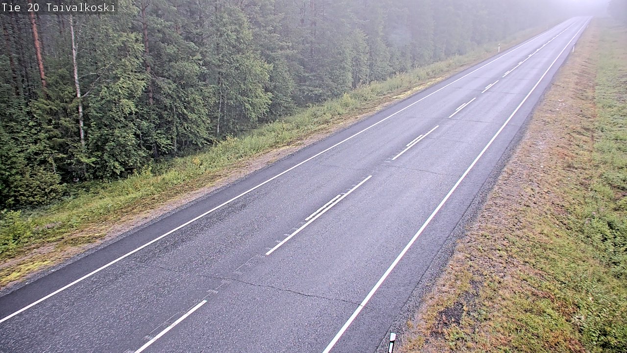 Kelikamerat Kuva Tie 20 Taivalkoski, Taivalkoski, Pohjois-Pohjanmaa