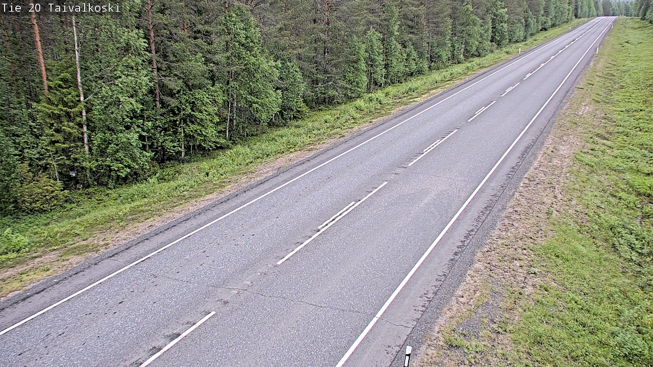 Kelikamerat Kuva Tie 20 Taivalkoski, Taivalkoski, Pohjois-Pohjanmaa