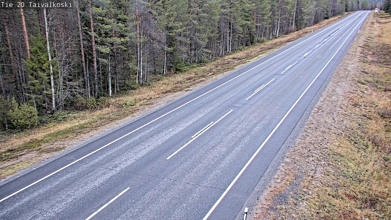 Kelikamerat Kuva Tie 20 Taivalkoski, Taivalkoski, Pohjois-Pohjanmaa