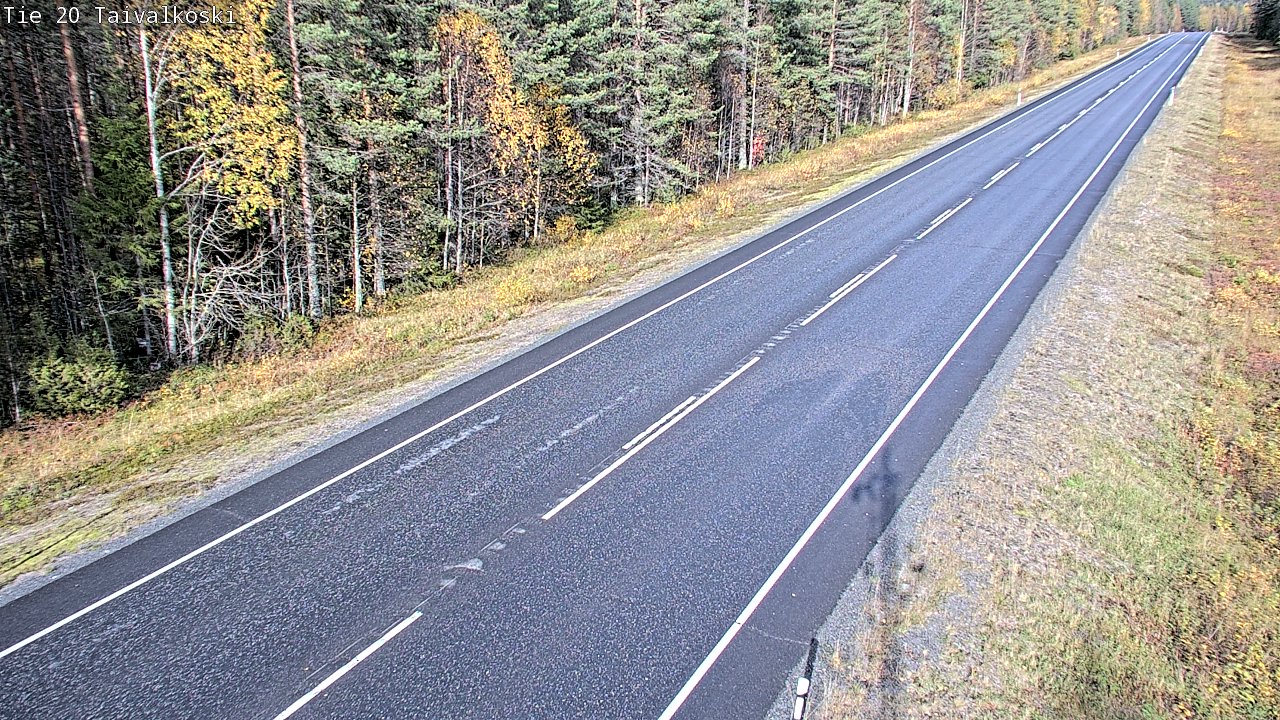 Kelikamerat Kuva Tie 20 Taivalkoski, Taivalkoski, Pohjois-Pohjanmaa
