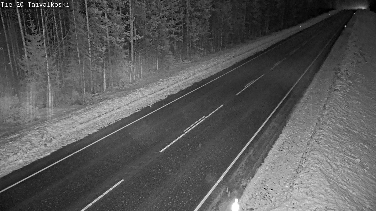 Kelikamerat Kuva Tie 20 Taivalkoski, Taivalkoski, Pohjois-Pohjanmaa