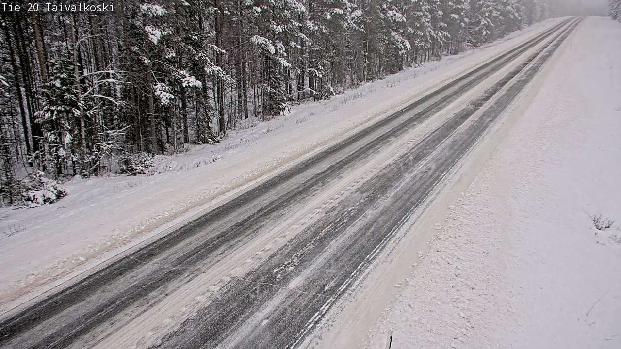 Weather Camera Image Road 20 Taivalkoski, Taivalkoski, Pohjois-Pohjanmaa