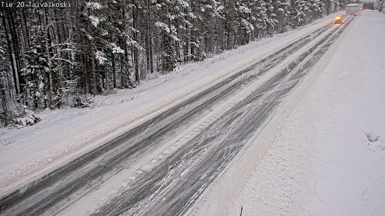Weather Camera Image Road 20 Taivalkoski, Taivalkoski, Pohjois-Pohjanmaa