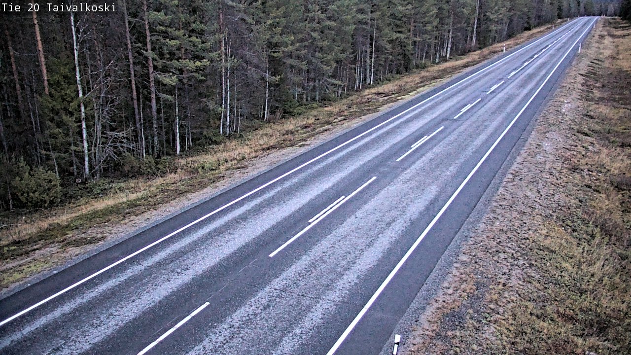Kelikamerat Kuva Tie 20 Taivalkoski, Taivalkoski, Pohjois-Pohjanmaa