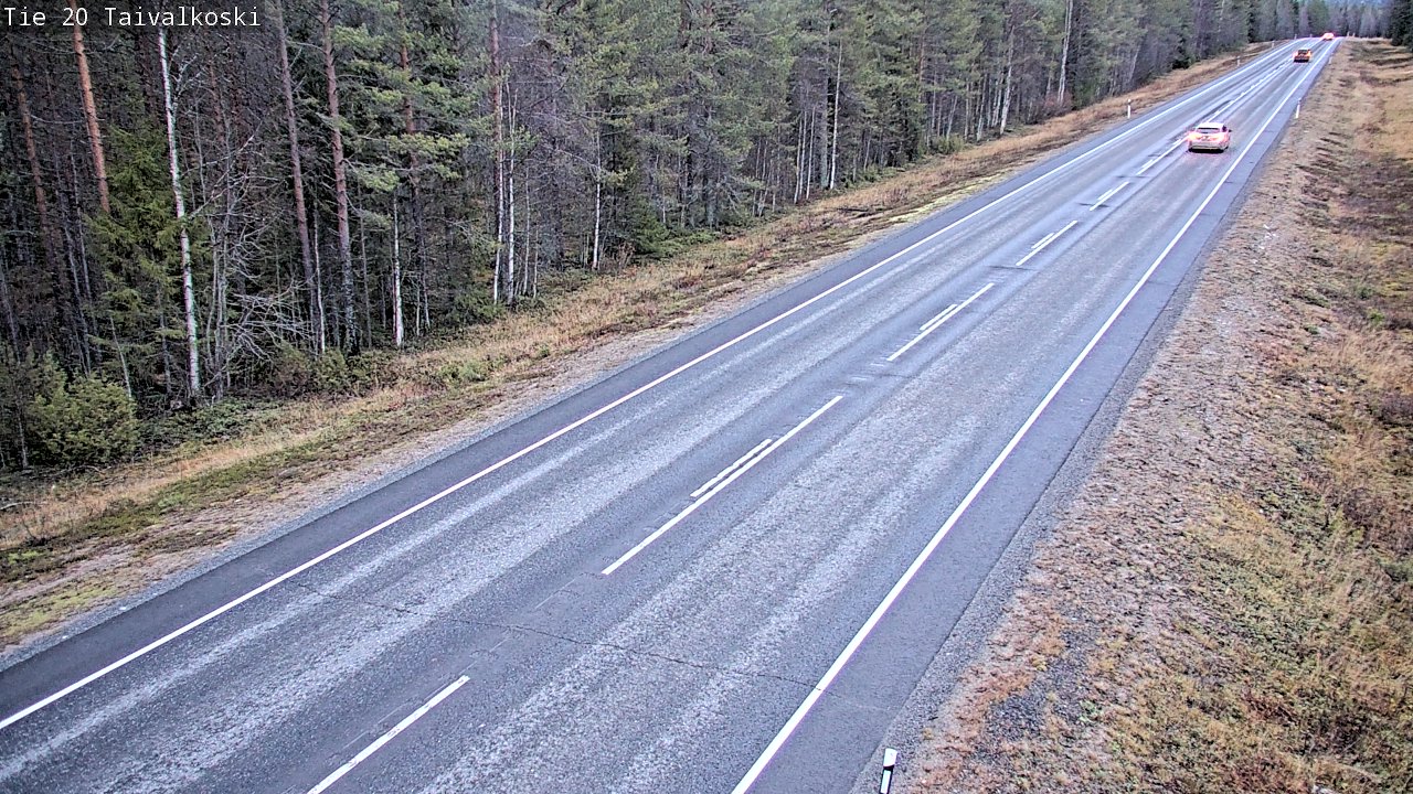 Kelikamerat Kuva Tie 20 Taivalkoski, Taivalkoski, Pohjois-Pohjanmaa
