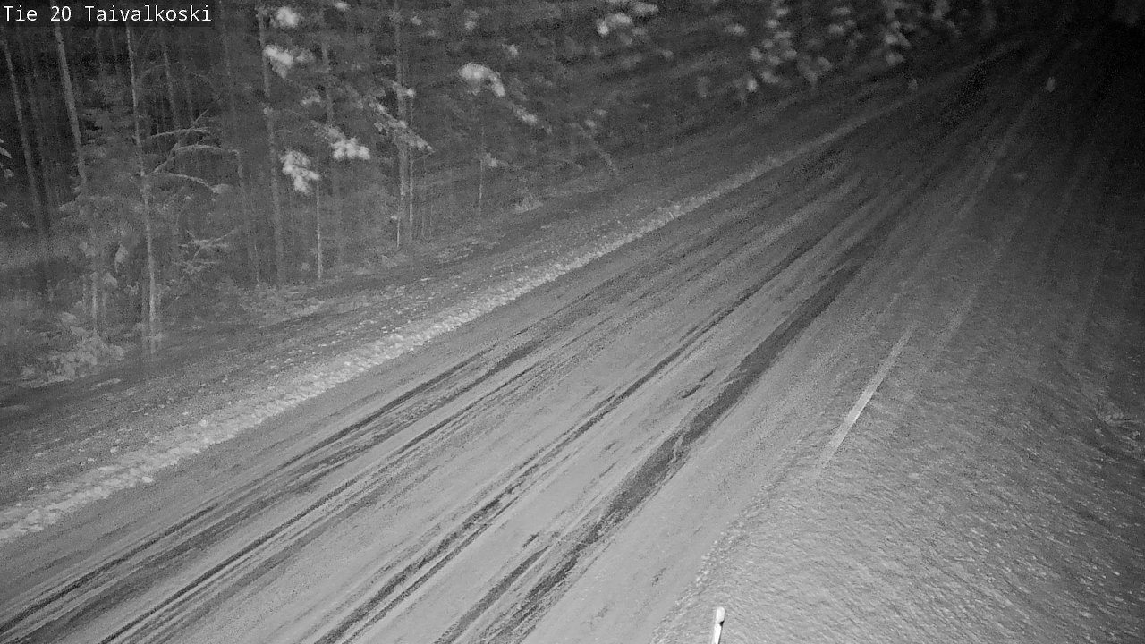 Weather Camera Image Road 20 Taivalkoski, Taivalkoski, Pohjois-Pohjanmaa