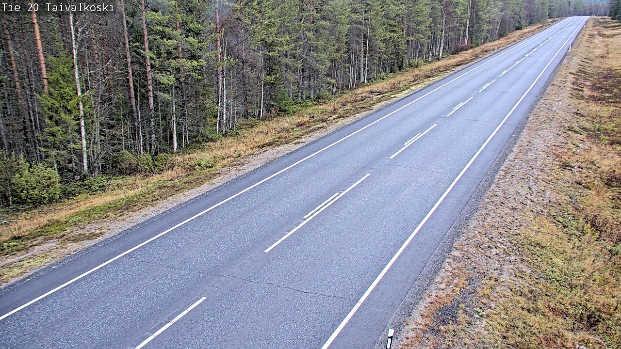 Kelikamerat Kuva Tie 20 Taivalkoski, Taivalkoski, Pohjois-Pohjanmaa