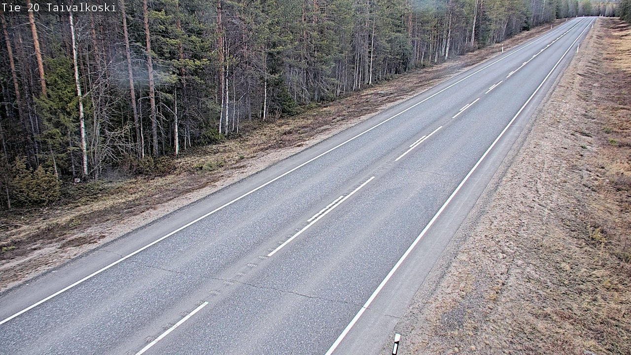 Kelikamerat Kuva Tie 20 Taivalkoski, Taivalkoski, Pohjois-Pohjanmaa