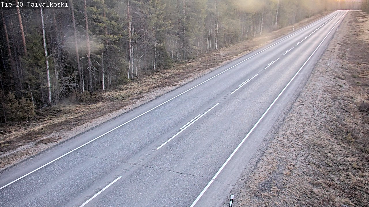 Kelikamerat Kuva Tie 20 Taivalkoski, Taivalkoski, Pohjois-Pohjanmaa